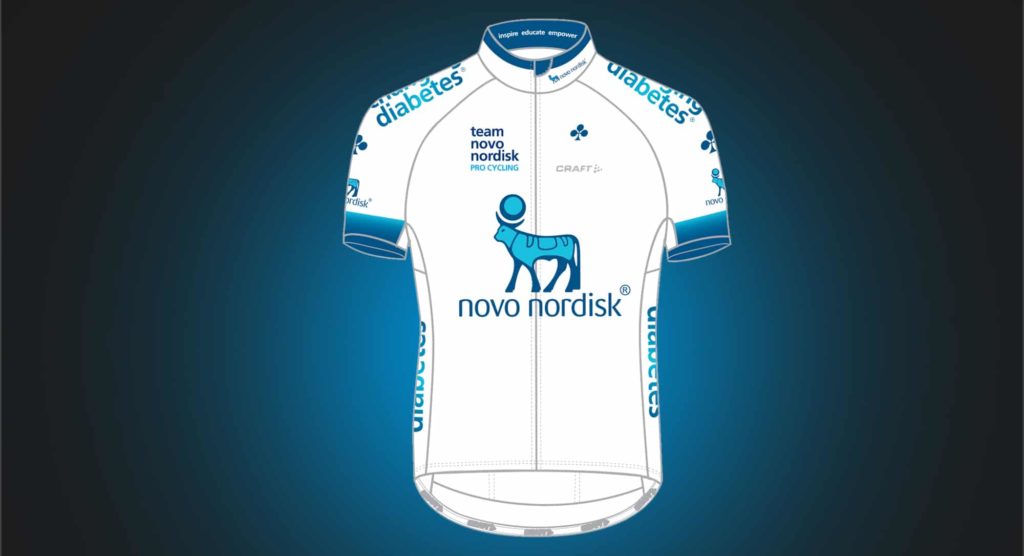 Win a signed jersey | Team Novo Nordisk Instagram